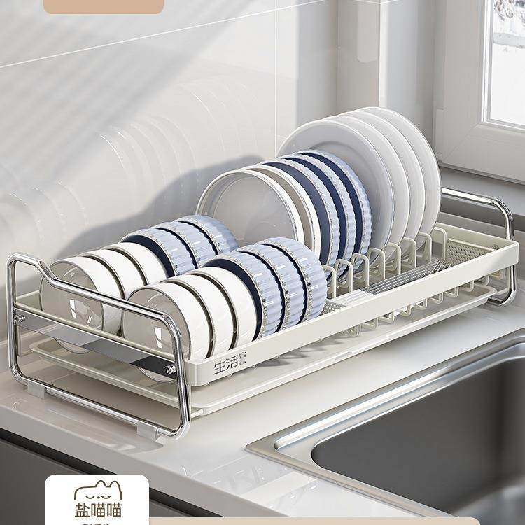 生活宣言不锈钢碗碟收纳架厨房置物架放碗筷沥水架多功能碗架家用,厨房/烹饪用具,抹布架/厨房清洁收纳架,淘宝优惠券,粉丝福利购,淘宝优惠卷