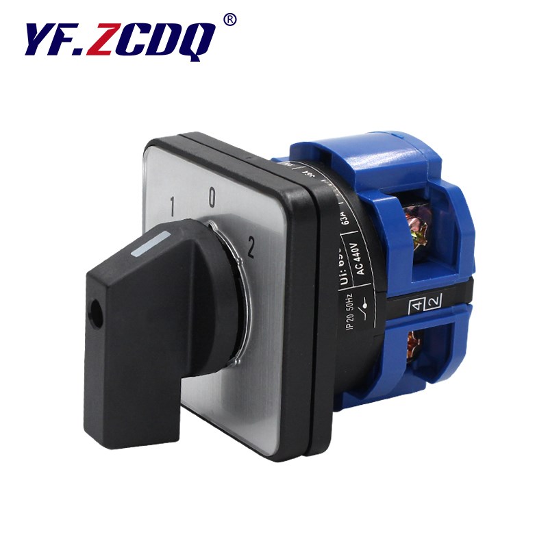 万能转换开关LW26-63/1三档一节单线双电源切换电机倒顺控制63A