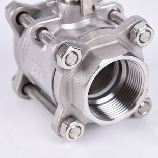 球阀 16P全通径内螺纹球阀门三片式 304不锈钢三片式 3PC球阀Q11F