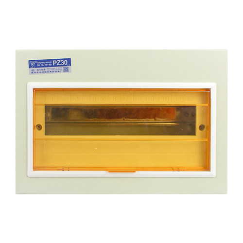 PZ30家用明暗装配电箱面板铁盖板漏电空开盒子10/12/15/18/20回路