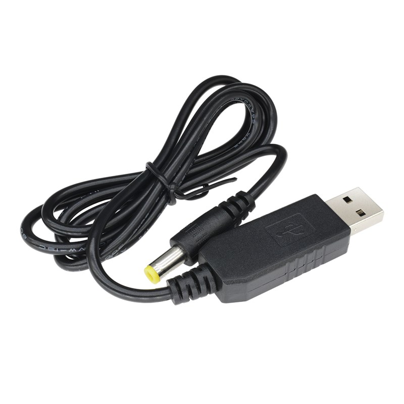 USB 5V转12V升压线 5.5X2.1MM DC口DC5V 1A-2.1A 6W-7W