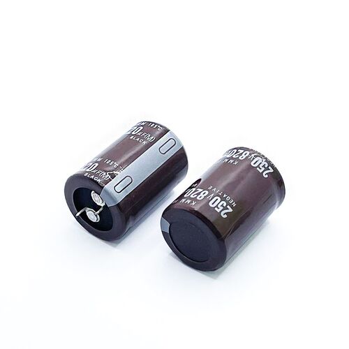 牛角铝电解电容200V/250伏 820UF微法 22x35/25*40/30X30mm 105