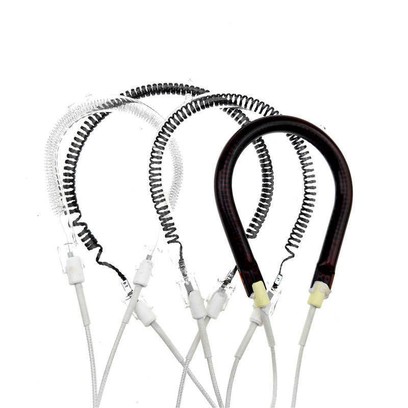 包邮 小太阳电取暖器梨形卤素碳素灯管碳纤维红光发热管900W1200W