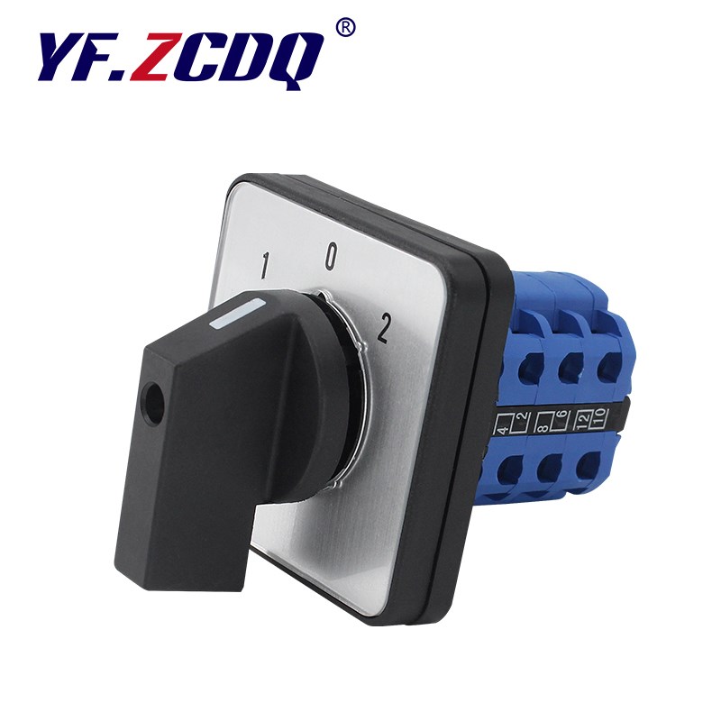 万能转换开 关LW26-20/3 M2大面板双电源切换三相电机倒顺手