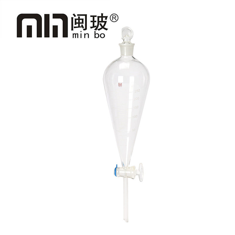 梨形分液漏斗60/125/250/500/1000ml玻璃漏斗具活塞实验器皿
