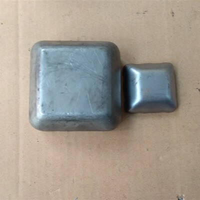 堆垛脚碗80x80mm方管封头料箱底脚碗仓储笼堆垛架脚碗重型巧固架
