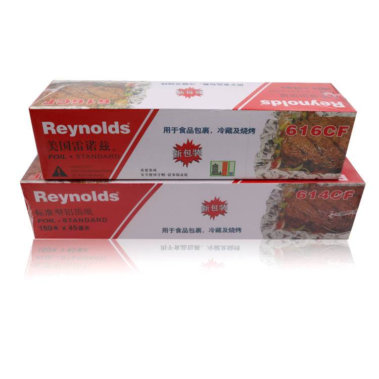 雷诺兹锡纸工具614 616烧烤烘焙加厚铝箔纸大卷保温硅油纸锡箔纸