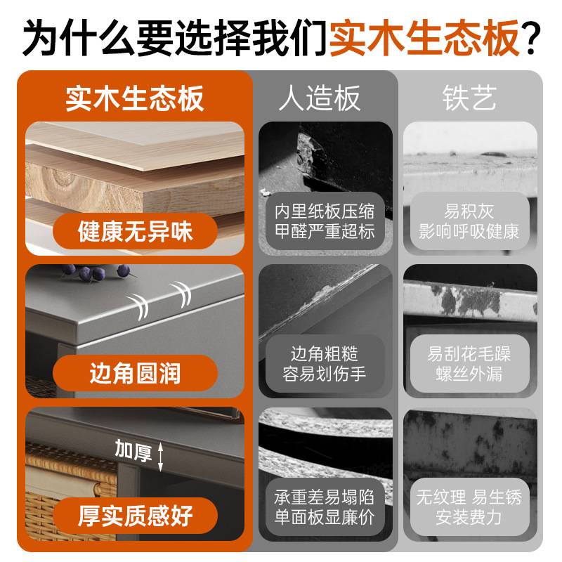中古风书柜卡莱克格子柜黑色九格柜客厅沙发边柜隔断柜实用储物柜