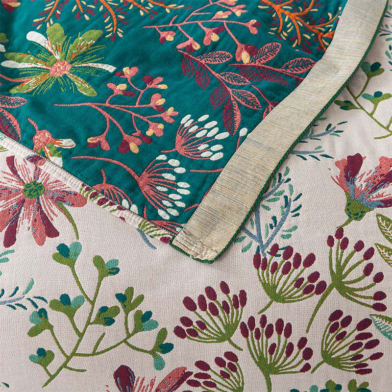 全棉毛巾被可铺盖床单夏凉被沙发盖毯办公室午休毯加大加厚纱布毯