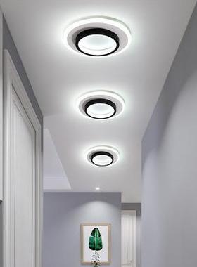 过灯廊750L灯简现代创约意le道d玄关衣帽间阳台灯门厅入户吸顶灯