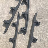 福田雷沃RG70收割机配件荣耀版 120马力全车导轨一套4根