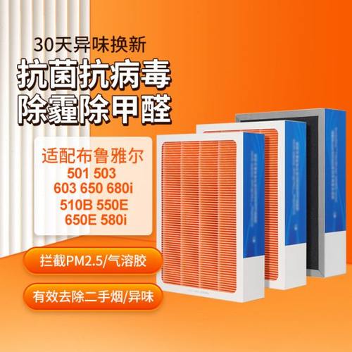 钉子空气适配blueair布鲁雅尔空气净化器503/550e/203/403过滤芯