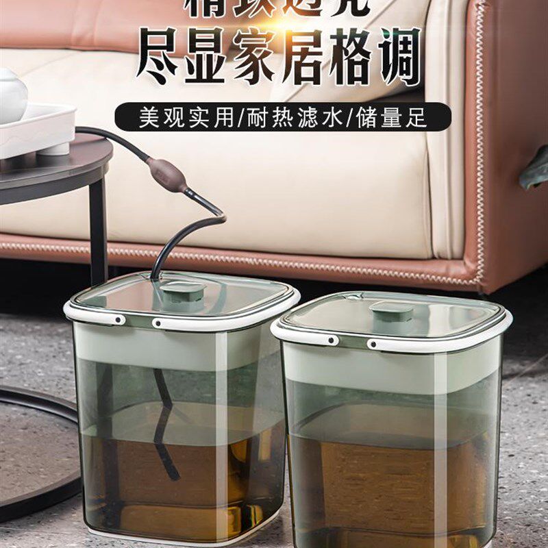 茶水桶废水桶干湿分离过滤茶叶垃圾桶茶桌茶盘茶渣废茶桶茶室专用