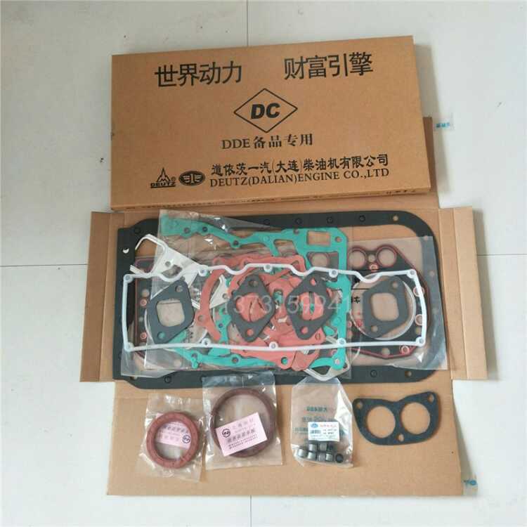 叉车498发动机全套密封垫片 一汽大柴498发动机维修包