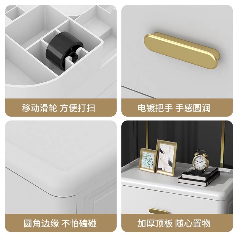 大号抽屉式收纳柜卧室塑料床头柜高档简易储物柜儿童衣柜整理橱箱