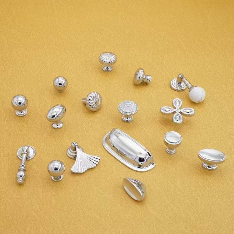 意式法式简约风镀铬亮银拉手柜门衣柜橱柜抽屉极简柜子单孔小把手,基础建材,小拉手,淘宝优惠券,粉丝福利购,淘宝优惠卷