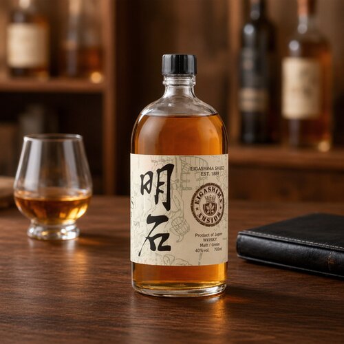 【2瓶/259,标签残次】AKASHI明石日本进口杜氏精酿威士忌700ml