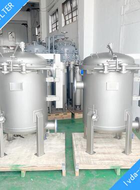 3袋快开袋式过滤器 3P2S多袋式过滤机 高压抱箍式 颜料 糖浆 化工