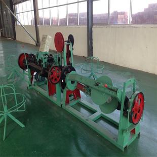 单热镀锌铁丝刺网机 双股正捻刺绳机 金路机械 全自动包塑刺绳机