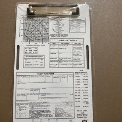 科灵飞行员专用膝板 IFR 铝合金飞行板 专用飞行测量夹板