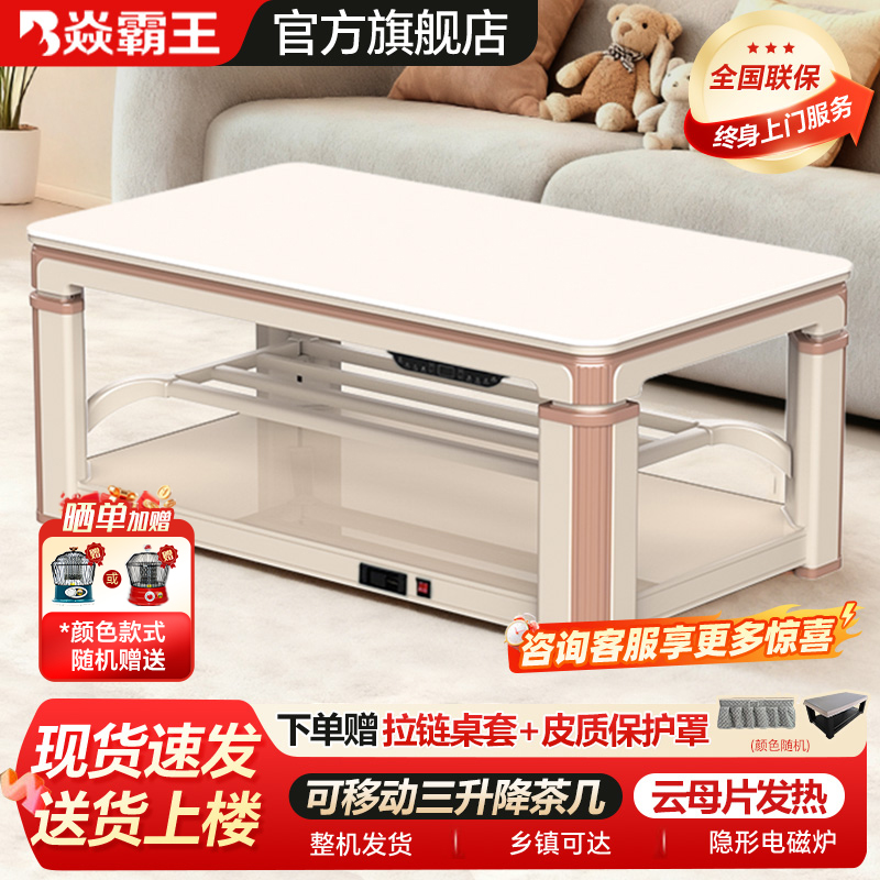 焱霸王2025新款电取暖桌上下发热