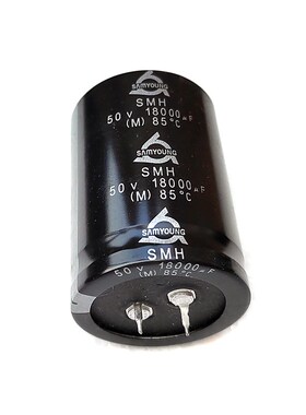 50V 18000UF韩国SAMYOUNG SMH音频电解电容35X50脚距10MM功放滤波