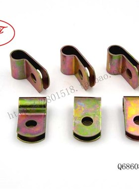 汽标件Q68608/8个大单管夹片/固定式单管/卡箍/水管油管夹线卡