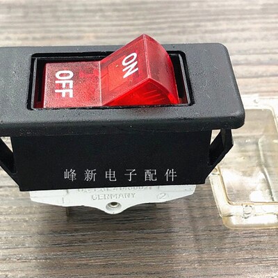 4148002德国防水防尘大船型电源开关翘板41-11-P10 15AAC250V