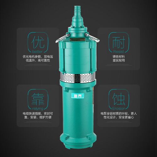 新界干式抽水泵220V农田灌溉农用家用离心泵井用取水高扬程潜水泵