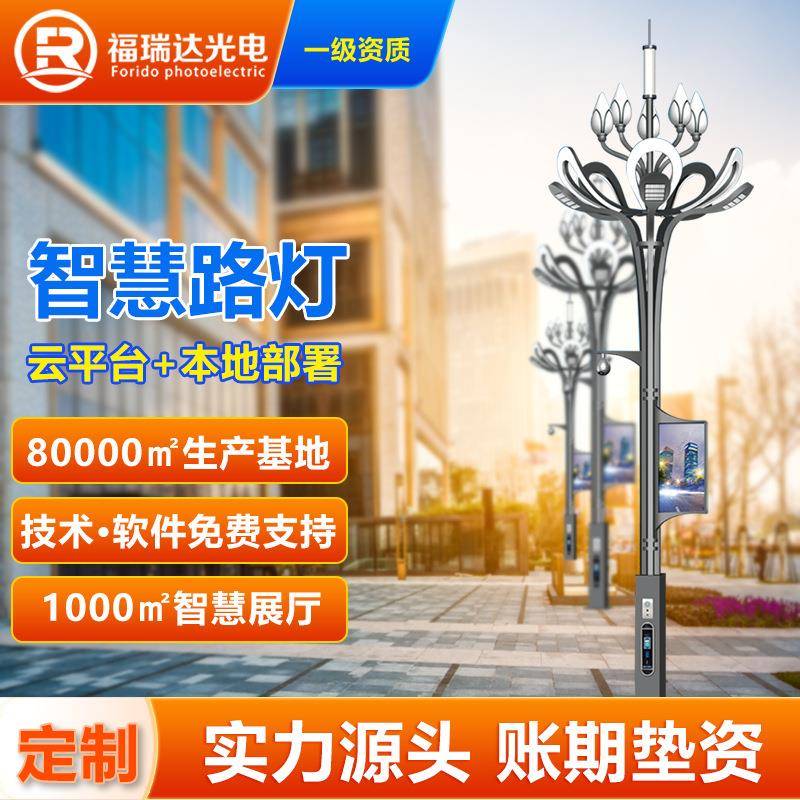 智路灯慧灯杆显示屏充智电桩含监控云平TNM台6米7米8慧米厂家直销