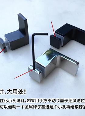 30不钢手实心单孔4淋浴房酒柜展示柜玻璃门拉锈门把手单边小OD-2010S拉手