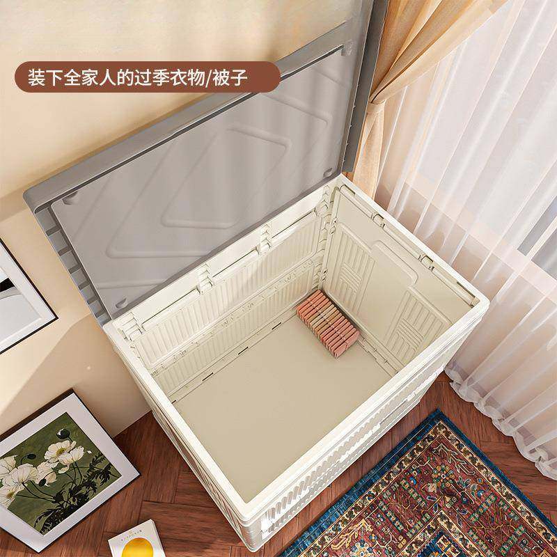 衣无品牌/服收纳储箱家整用大容翻盖玩具衣量物被子理箱可折叠收