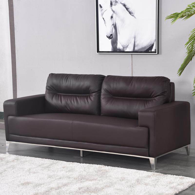 现代简约办公沙宾发艺茶几组馆酒店小a-0029户型皮接待会合客三人