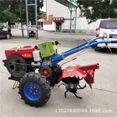 汽油手扶拖马机视 8力1拉2马力手频扶拖拉机 551耕地开沟除草机