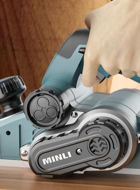 德国提刨工刨多功能电刨子家用小型电手电刨木机手推木WJD刨电创