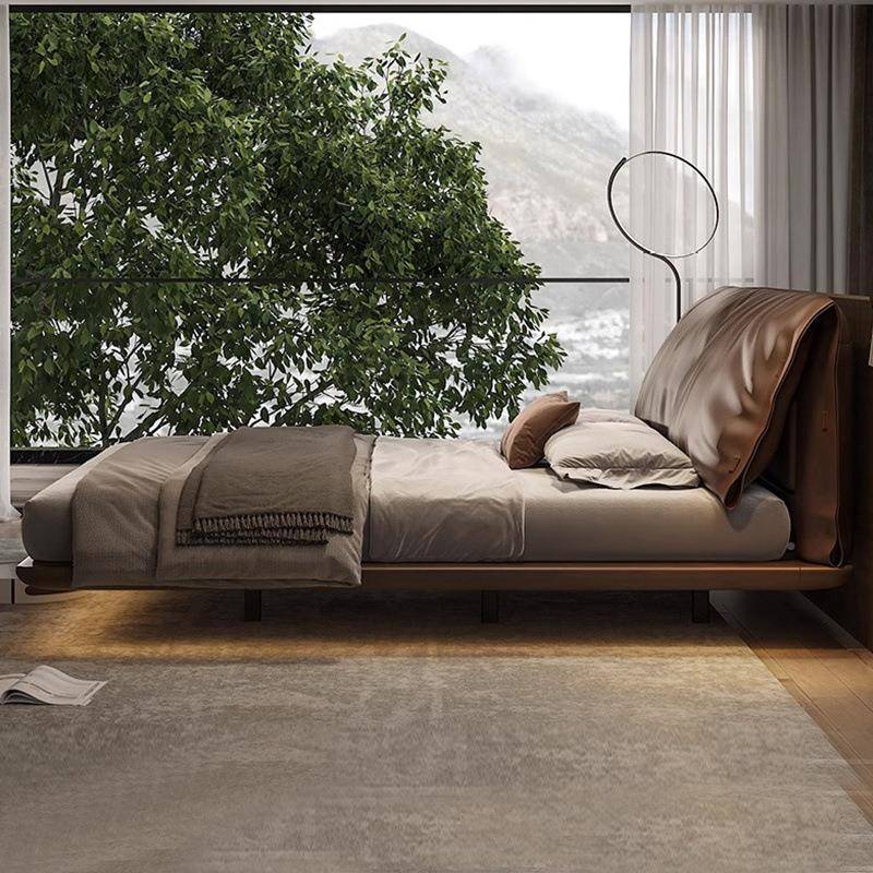 卧HAY双室松木成套轻奢现代浮简约baxter大象耳朵床人床悬床+头柜