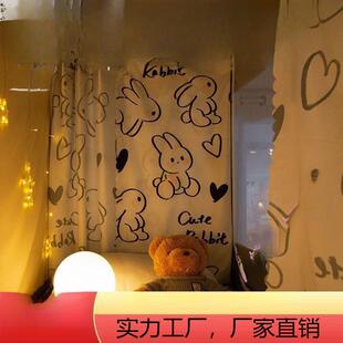 床帘遮蚊帐一体式光帘宿舍铺带支上架上下铺高wQFXEXDH低床围帘床