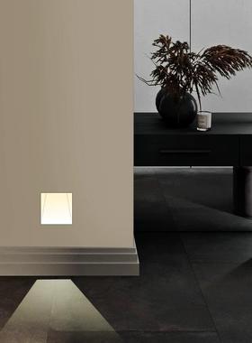 无边框 嵌入式LPLD1007E人D体感应能地脚灯智梯墙角台阶酒店踏步