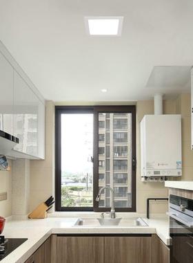 老式带卡扣式ld厨e卫灯嵌入式厨浴25x25开房孔20-23918方形吸顶室