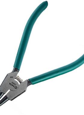 世达72002卡簧钳轴用曲口外卡挡圈钳卡环钳子多功能弯头7英寸