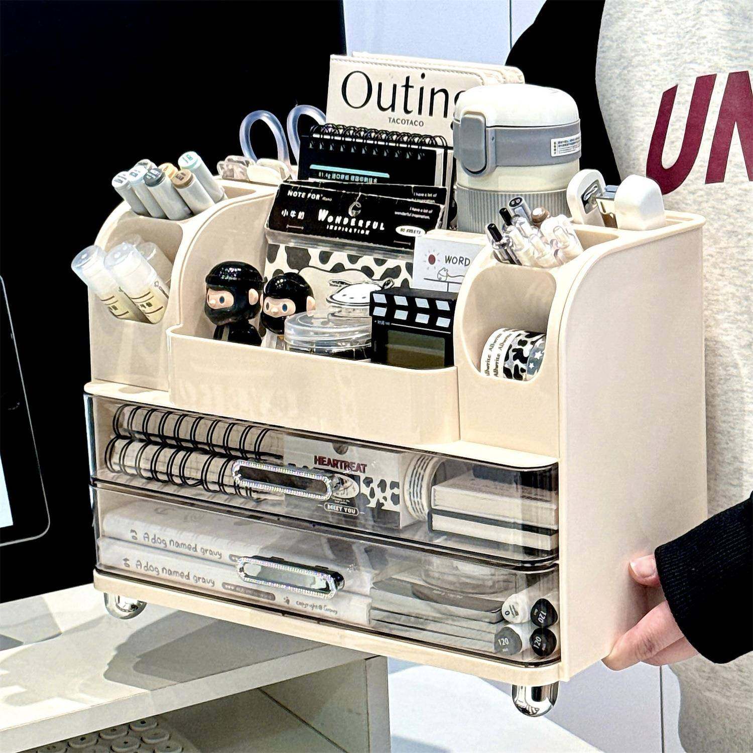 文具收盒桌面抽屉纳式办公桌置物架学生SND-1057书桌上文分格具整,收纳整理,首饰盒,淘宝优惠券,粉丝福利购,淘宝优惠卷