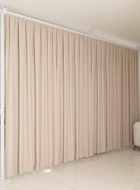 支一整套免钉地窗落帘杆子打孔支撑架顶天立地架子隔断帘伸102741