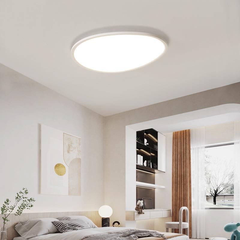 卧室吸顶灯现代简约极简主灯间书房卧灯护829眼e主d高亮l房中山灯