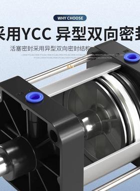 SC大缸径大推力件气缸大缸径气小型动气缸配大QG全B124705x160x20