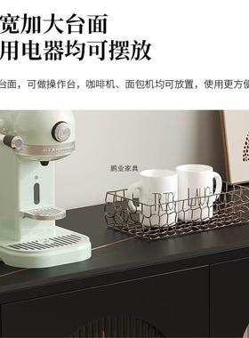 台餐水边柜柜斗柜多功能茶柜客厅轻XGI奢家用厨房收纳储物子吧柜