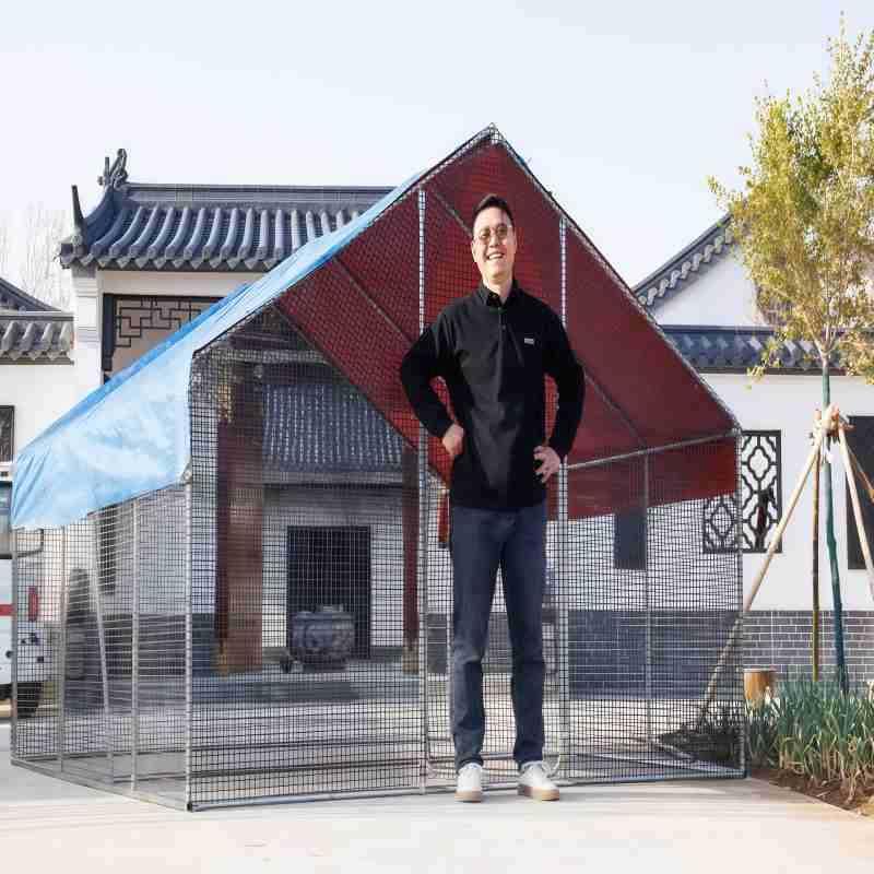 户用外鸡特大号棚家禽鸡笼养鸡鸽笼孔防雀雨鸡舍大型搭建家养AKJ