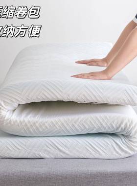 亚马逊境零20416压记跨忆棉卷包软垫床垫床酒褥店零宿压海绵舍薄