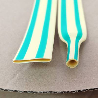 带胶缩管黄绿色3倍收缩管厚胶船用双Φ3.2(2壁密双封绝热缘管线束