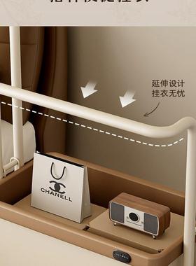 衣帽2架地QSP卧室落挂衣架子家用不占空间025上新款晚床边放衣服