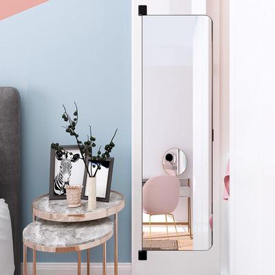 旋平开门穿衣MVT镜子家用衣柜内置装隐形转伸缩折衣内橱全身试衣